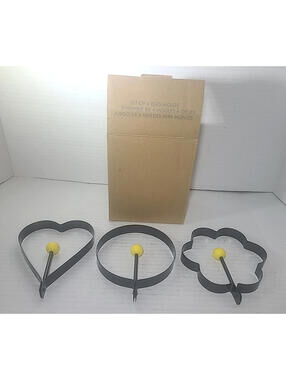 AVON Set of 3 Egg / Pancake Molds (Breakfast / Brunch), New Open Box